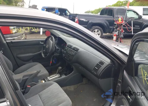 2004 Honda Civic Lx из США, поврежденный, VIN 2HGES16584H552275